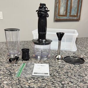 Hamilton Beach Black Multi-Function Blender Set EUC
